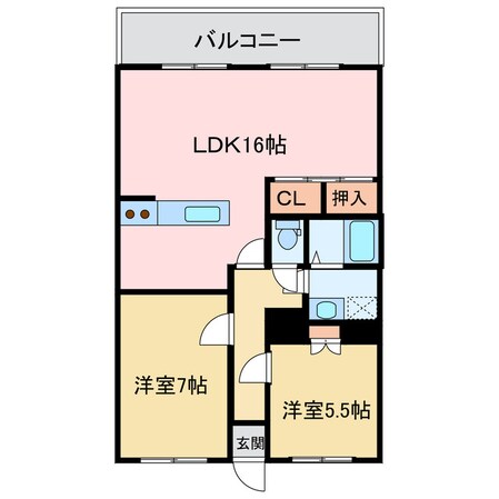 アーバンコート北新町の物件間取画像